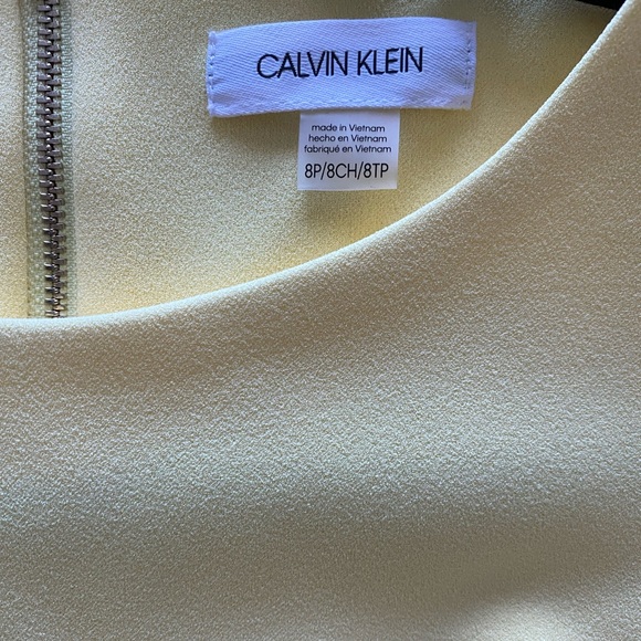 NWOT Calvin Klein Ruffle Trim Dress Sz 8P - Picture 5 of 7